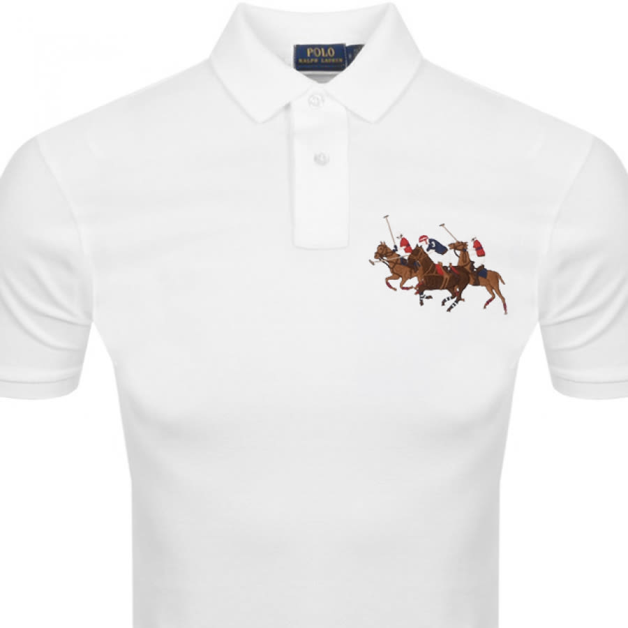 Alternative Image for ProductRalph Lauren Basic Mesh Polo T Shirt White2